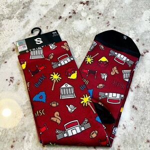 Stadium USC Maroon Graphic Men's Socks